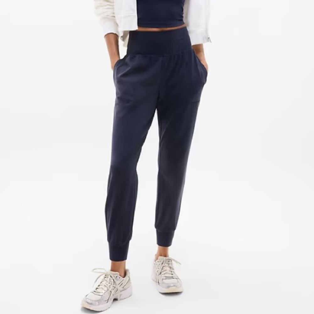 Athleta Women’s Salutation High Rise Jogger Buttery Soft Navy Blue Size Small